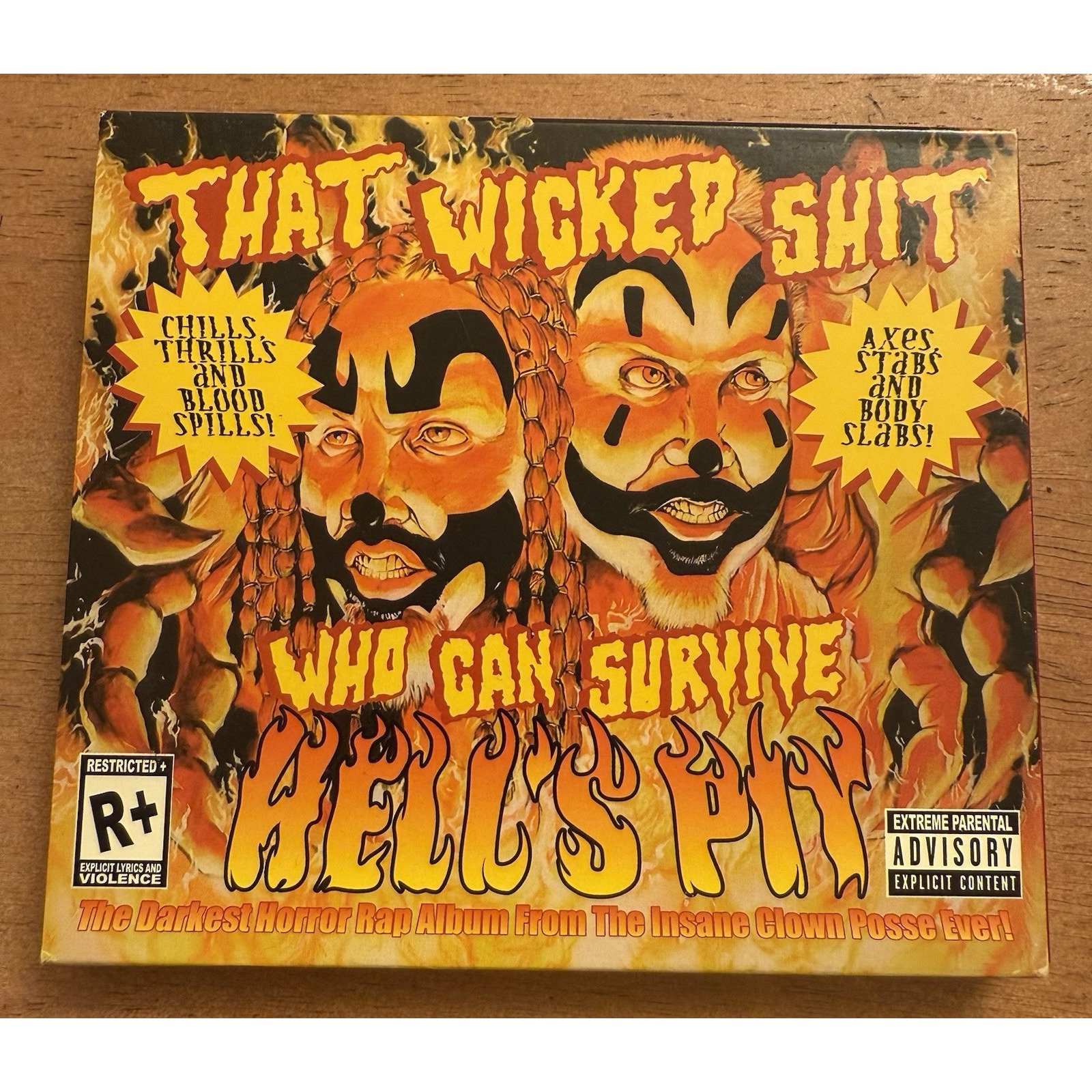 Hell's Pit CD Plus Dvd Insane Clown Posse ICP Psychopathic Records 2004 Preowned