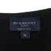 Burberry Golf Men's Knit V-Neck Sweater Size Medium Black Made In Italy