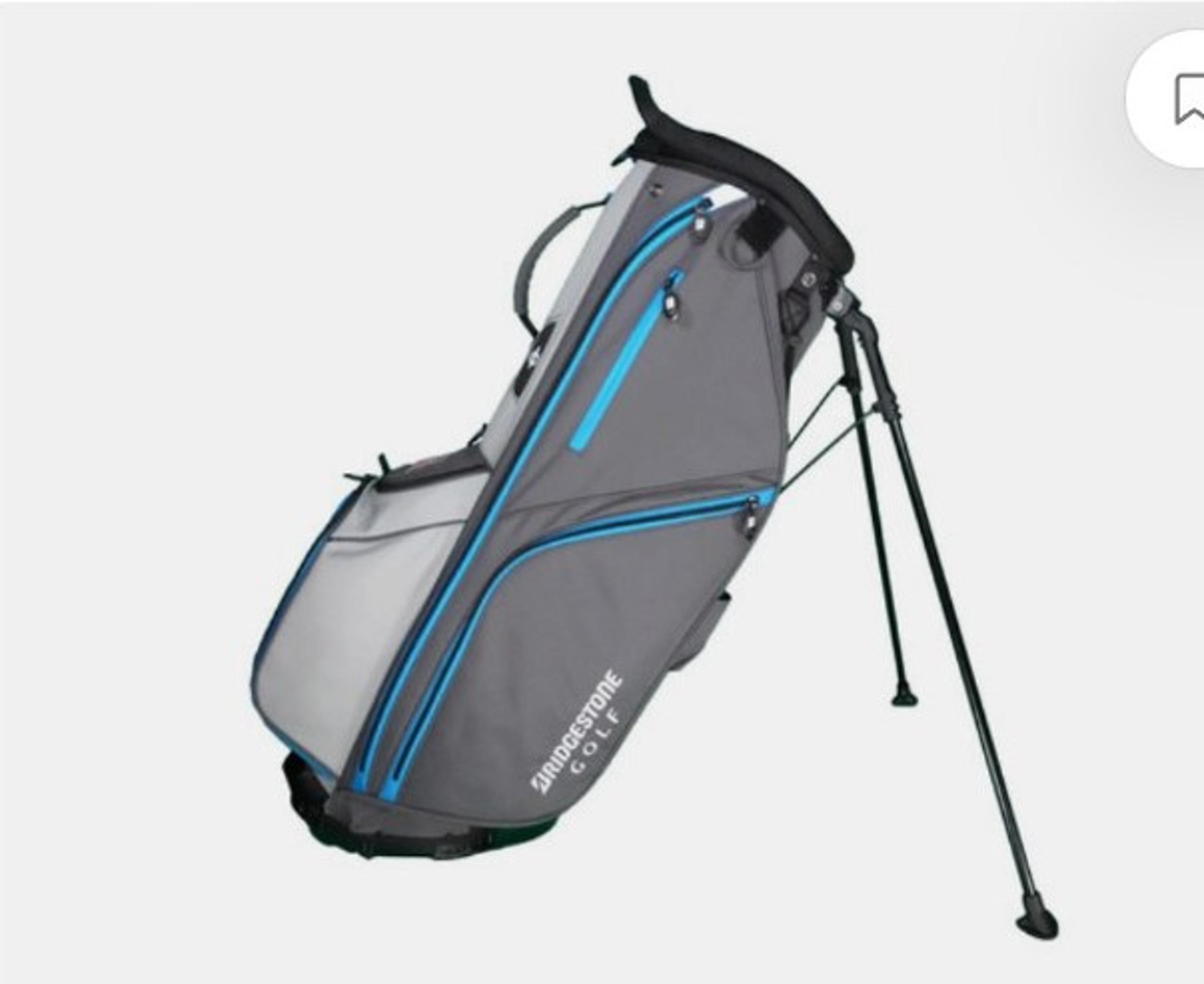 Bridgestone Lightweight Stand Golf Bag - grey