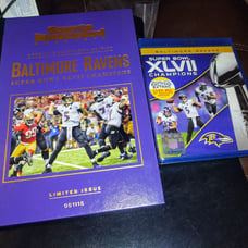 Sports Illustrated Baltimore Ravens Commemorative Set Joe Flacco SB XLVII DVD