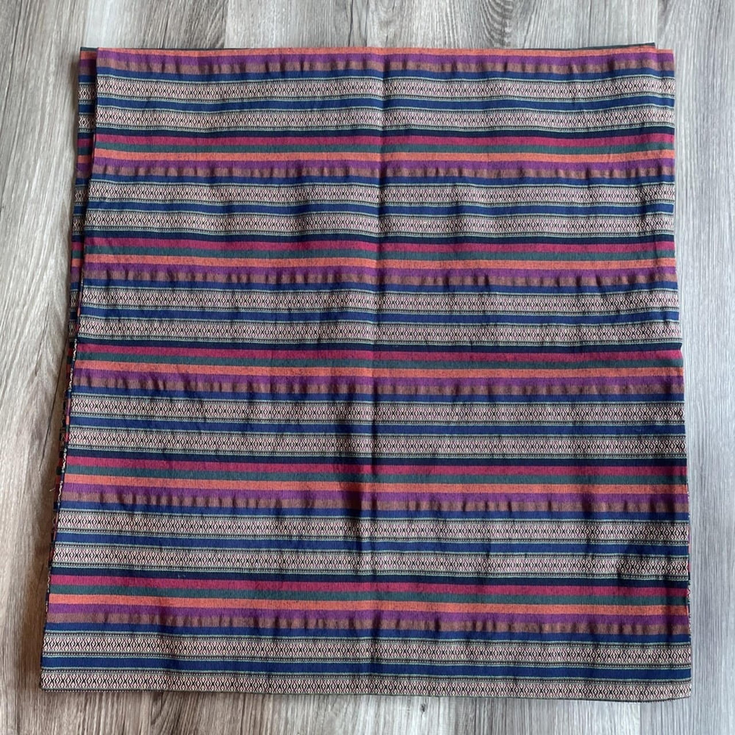 Set of 2 Tribal Aztec Pillow Case Cover Boho Africa 23 x 25 Brown Blue Green