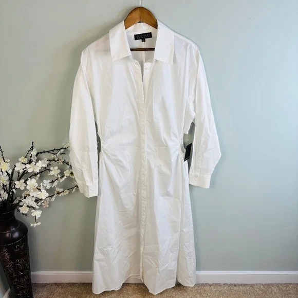 Eloquii Cut Out Shirt Dress NWT Size 16