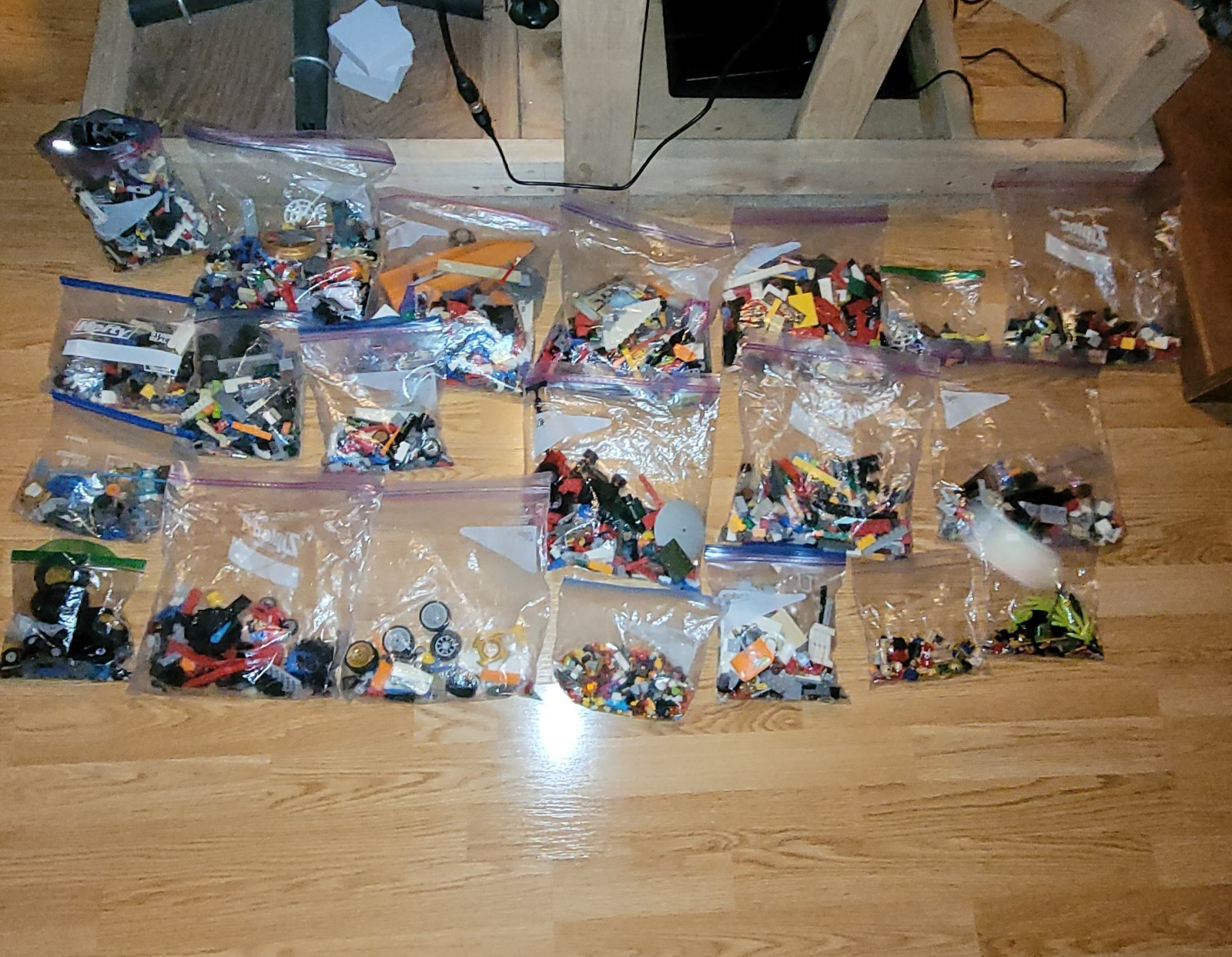 A bunch of legos
