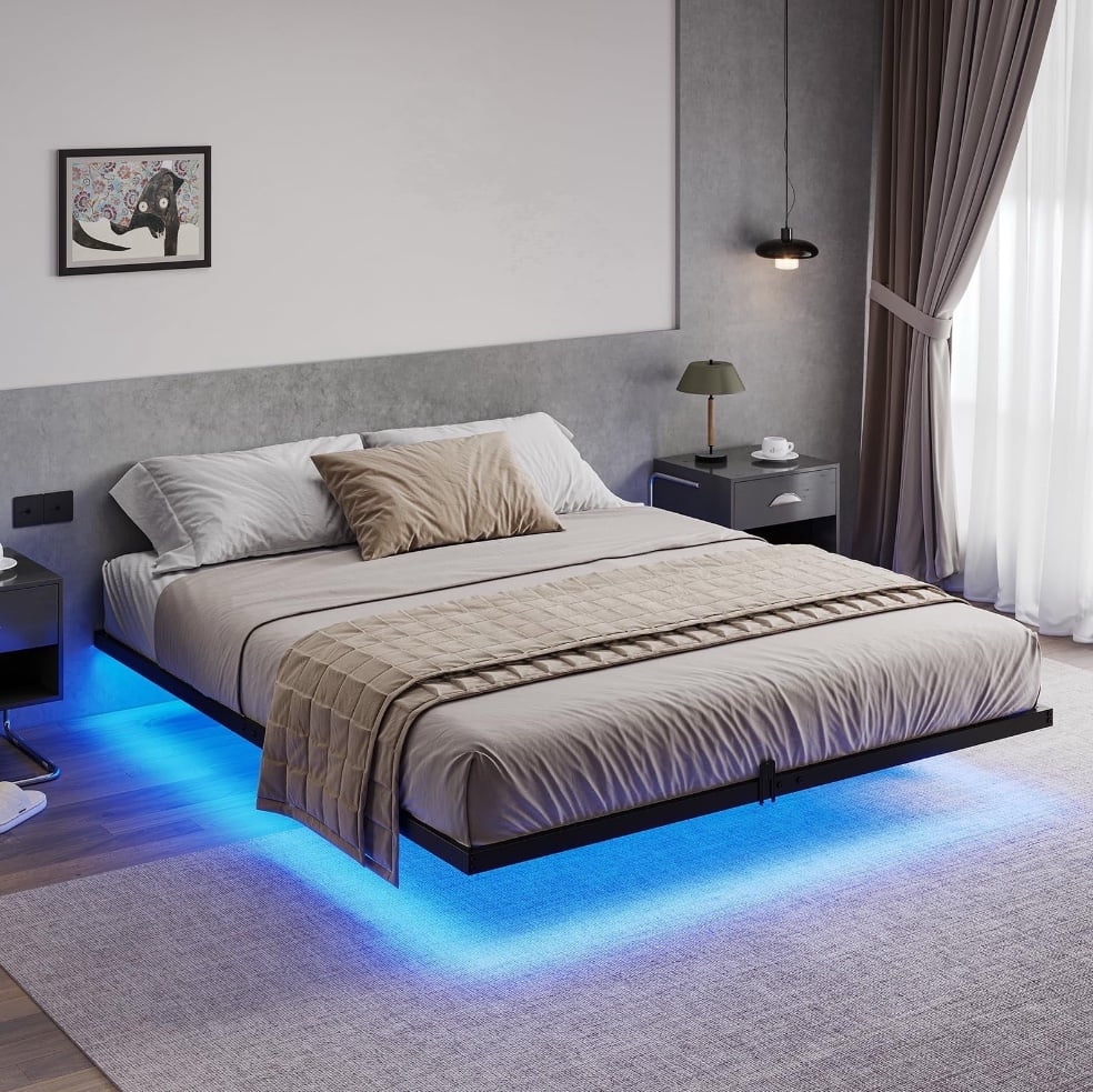 Queen Bed Frame LED Lights