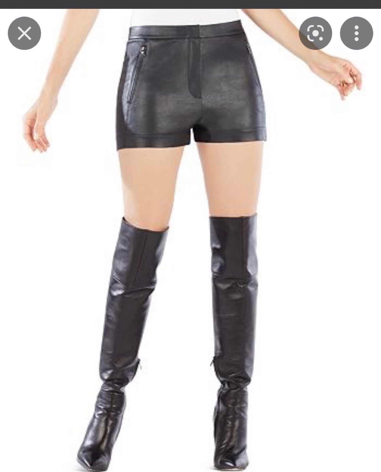 BCGB Leather Shorts