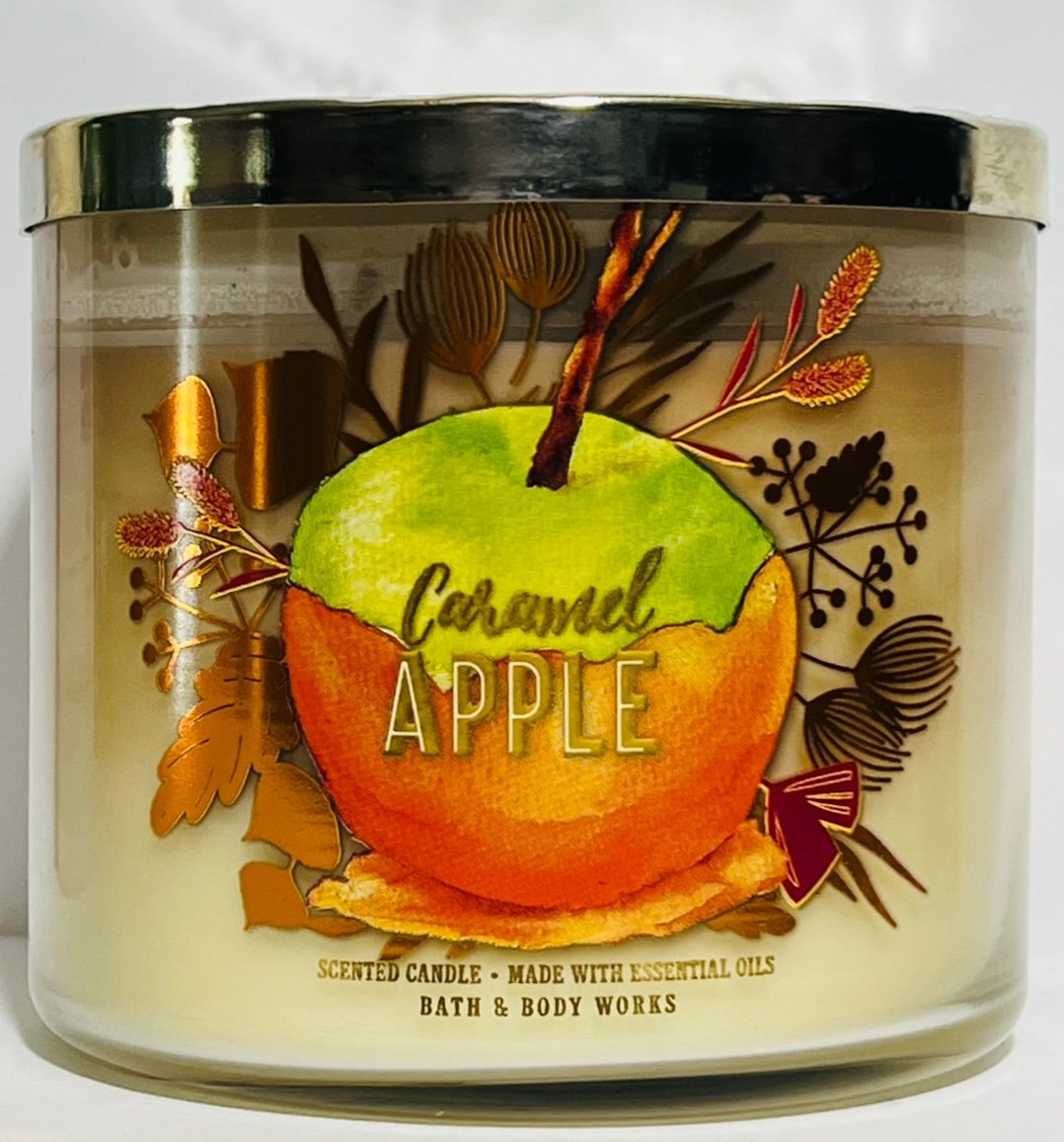 Caramel Apple 3 Wick by Bath and Body Works