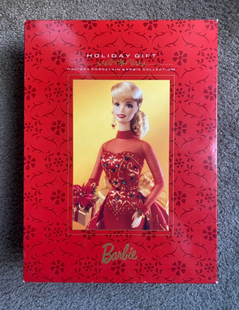 Holiday Gift Porcelain Barbie Doll