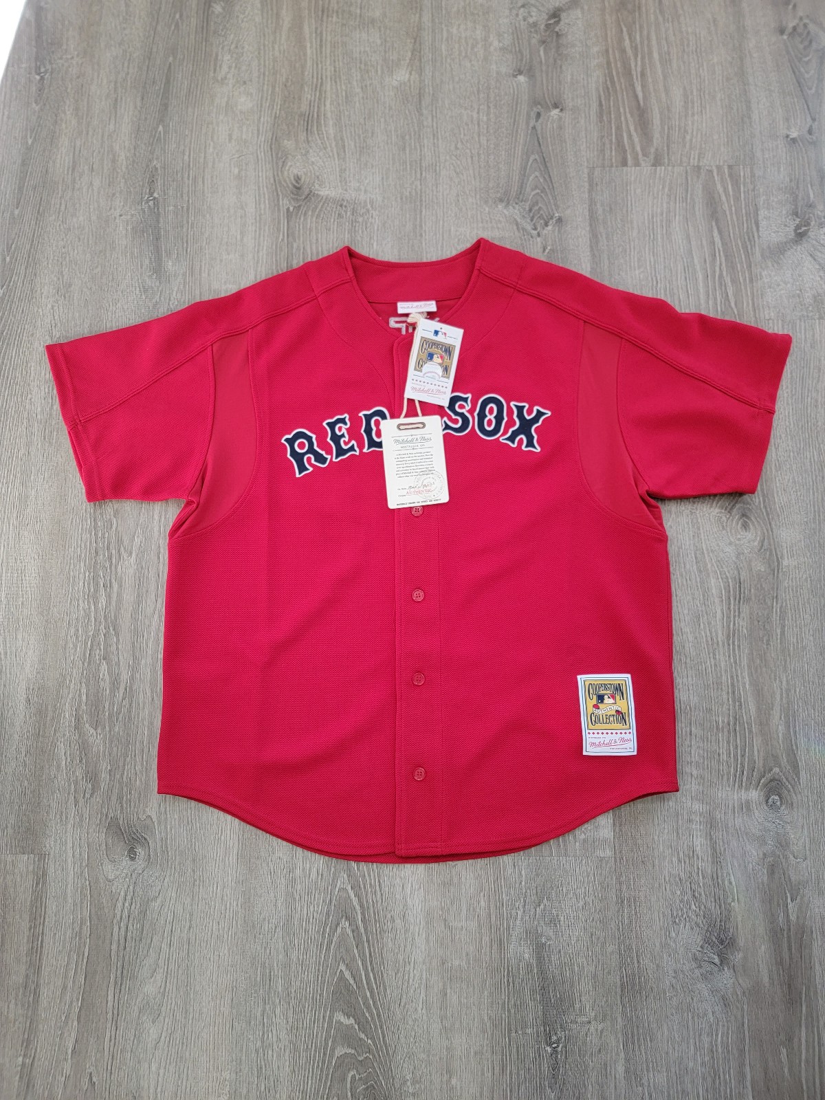 BRAND NEW Mitchell & Ness Authentic David Ortiz Boston Red Sox 2004 BP Jersey