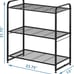 3-Tier Stackable Wire Shelving Unit Storage Rack, Expandable & Adjustable