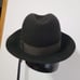 Borsalino Bellagio Fur Felt Fedora Dark Green Hat Italy