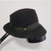 Borsalino Bellagio Fur Felt Fedora Dark Green Hat Italy