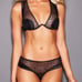 SATIN AND LACE BRA SET