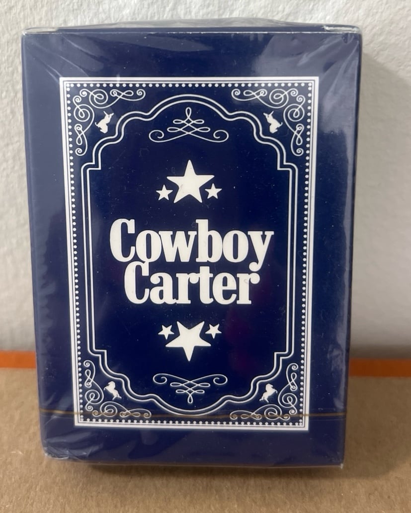 Beyoncé Cowboy Carter Act ii HOLD EM Playing Cards Pack Artwork BeyHive Beyonce