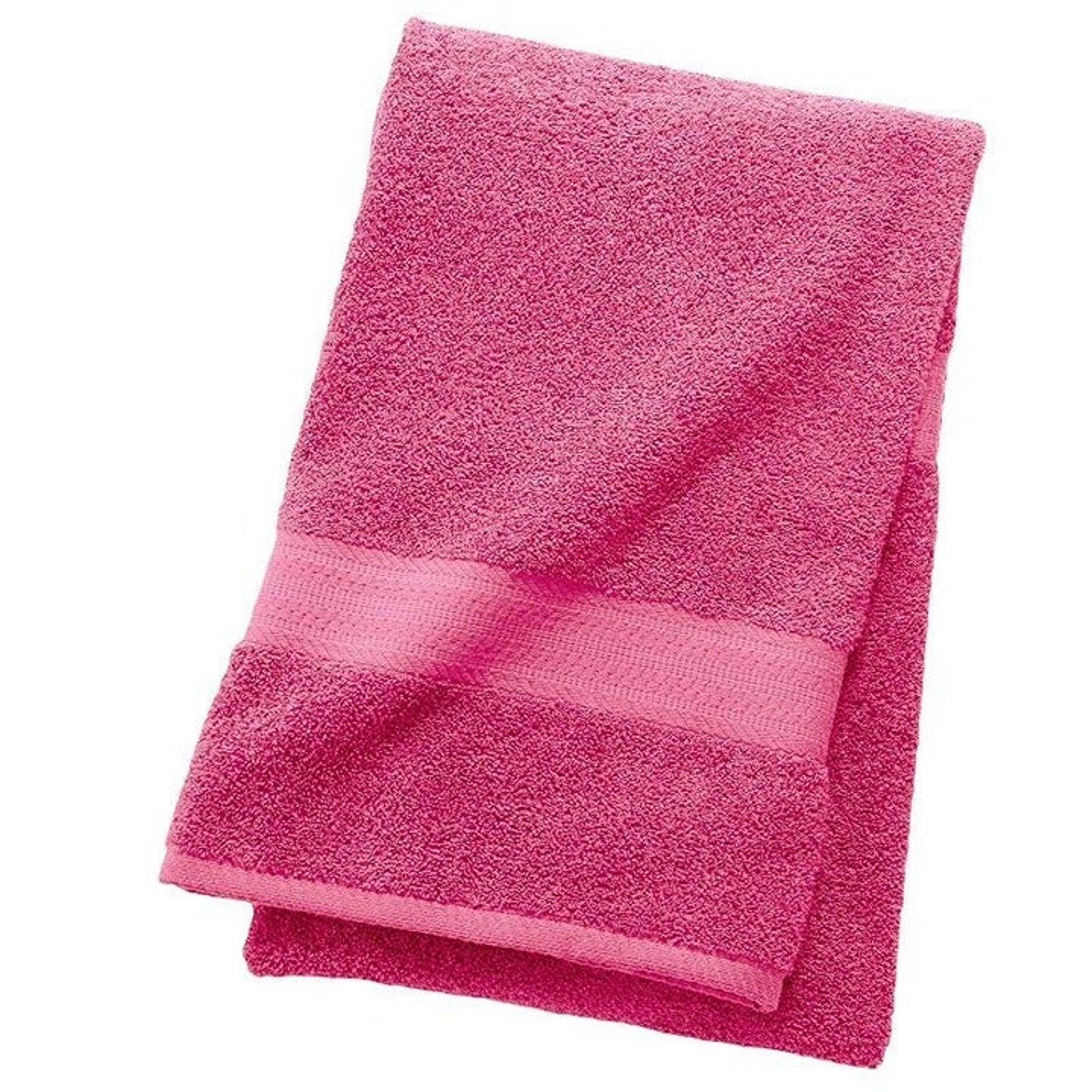 Lot of The Big One Bath and Hand Towel, Pink