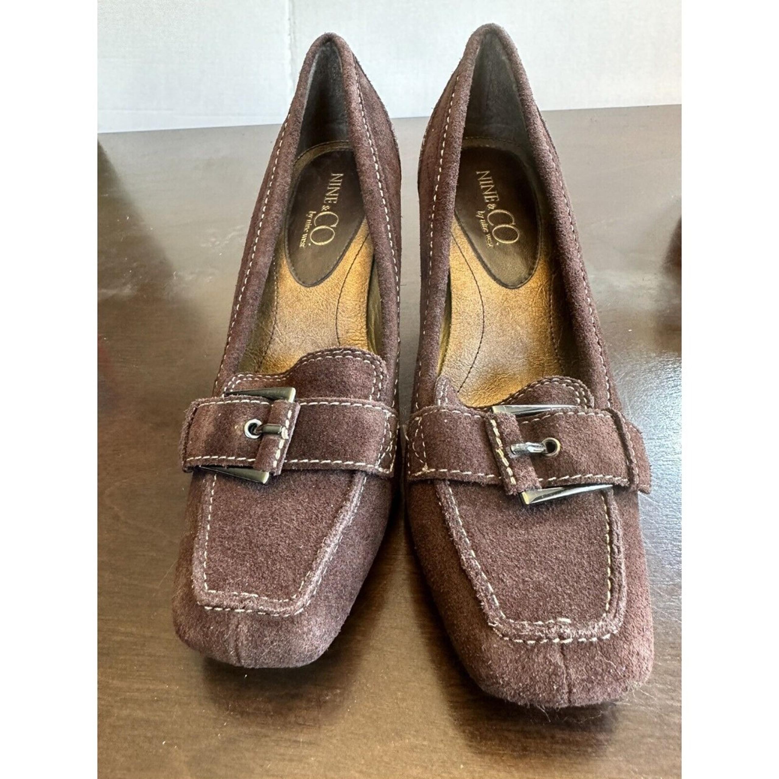 Nine & Co Women's Shoes Size 7.5 Desiray Pump Leather