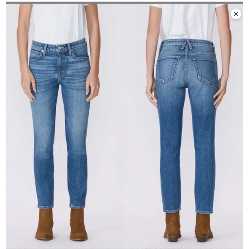 SLVRLAKE Lou Lou Denim Blue Jeans Medium Wash Size 28
