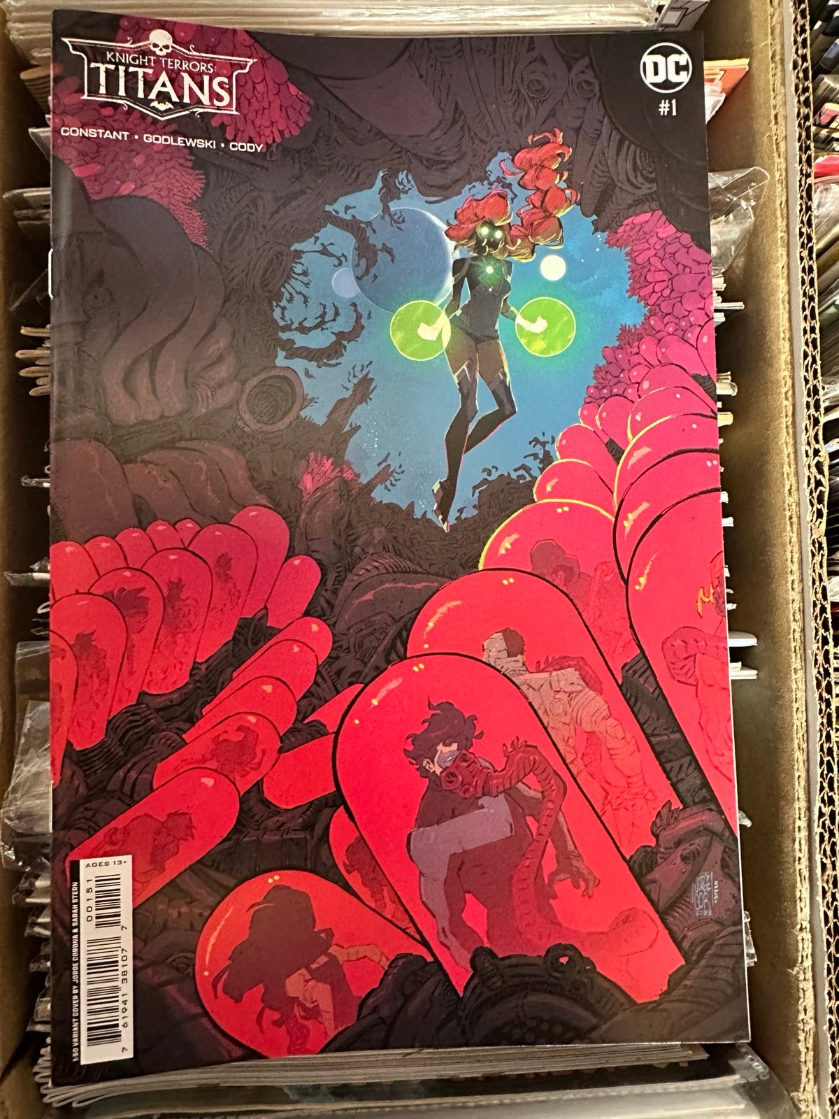 KNIGHT TERRORS TITANS #1 (OF 2) COVER F 1 IN 50 JORGE CORONA Incentive VARIANT