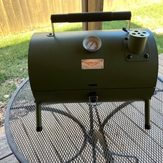 Adjustable Portable Charcoal Grill Multi-functional Metal Small BBQ Smoker