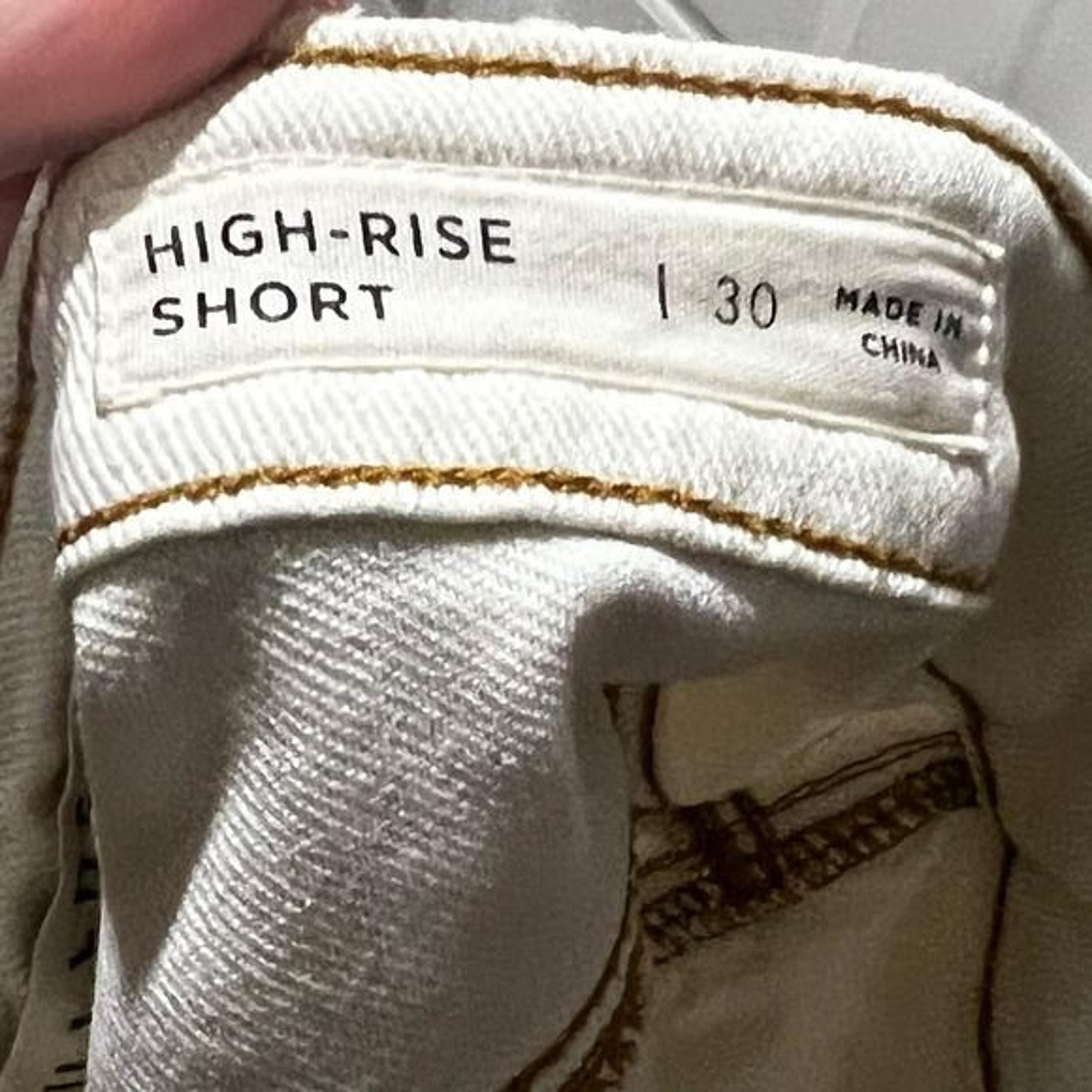 Bulljead beige high rise shortie