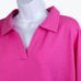 Balance Collection Women Pink Pull-over Fleece Collar Sweatshirt L NWOT