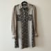 Joie Snake Print Long Sleeve Shirt Dress