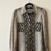 Joie Snake Print Long Sleeve Shirt Dress