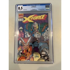X-Force #1 CGC 8.5 Solo Title/Series Marvel 1991 Wraparound Cover White Page