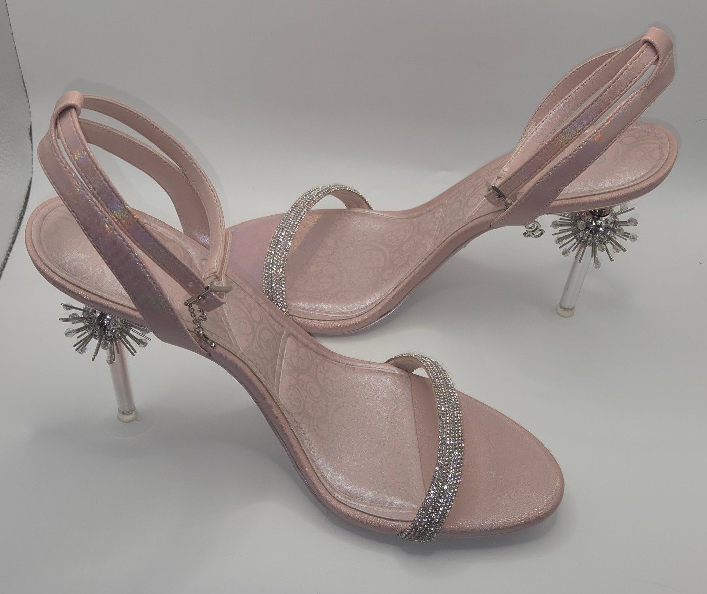 Aldo x Wicked Pink Holographic Heels Glinda Spellbinding