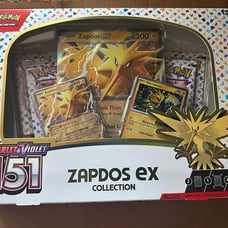 BRAND NEW, Sealed Pokemon Scarlet & Violet 151 Zapdos Ex Collection Box - NIB