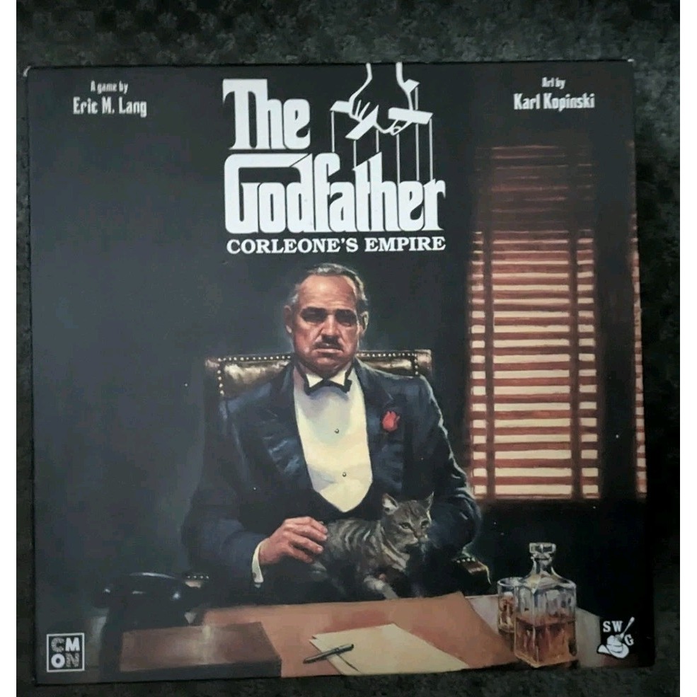 The Godfather Corleone's Empire Board Game Complete Set