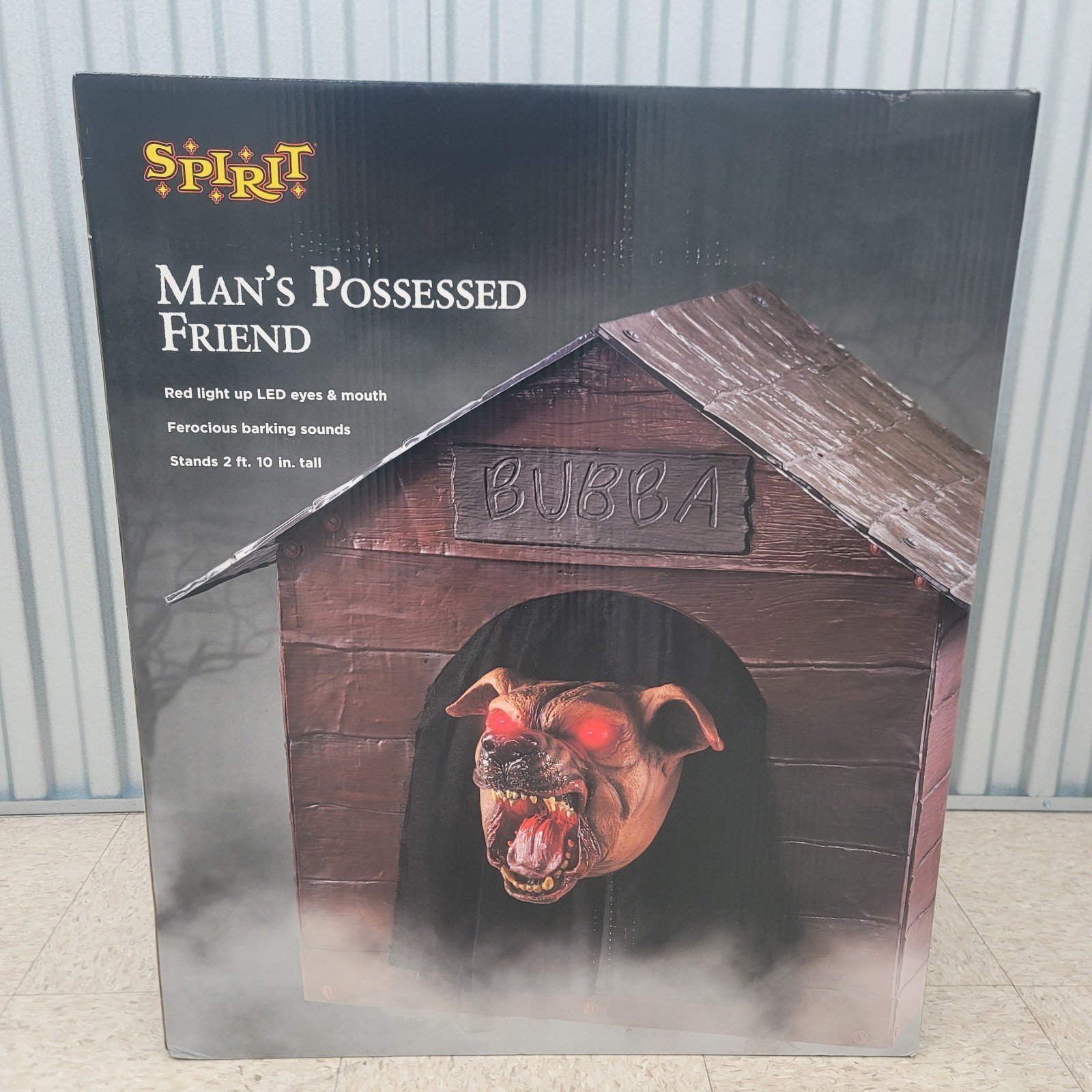 2.8 Ft LED Man’s Possessed Friend Bubba Animatronic Spirit Halloween