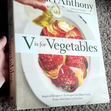 V is for Vegetables Hardcover Cookbook Culinary Techniques Book Cooking Book