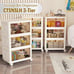 23Qt Storage Organizer 3 Tier, Stackable Storage Boxes Container with Lids