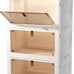 23Qt Storage Organizer 3 Tier, Stackable Storage Boxes Container with Lids