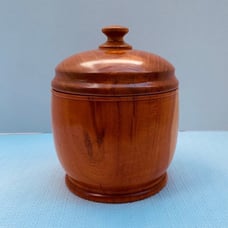 Handturned Solid Wood Honey Pot/Candy Bowl/Trinket Dish