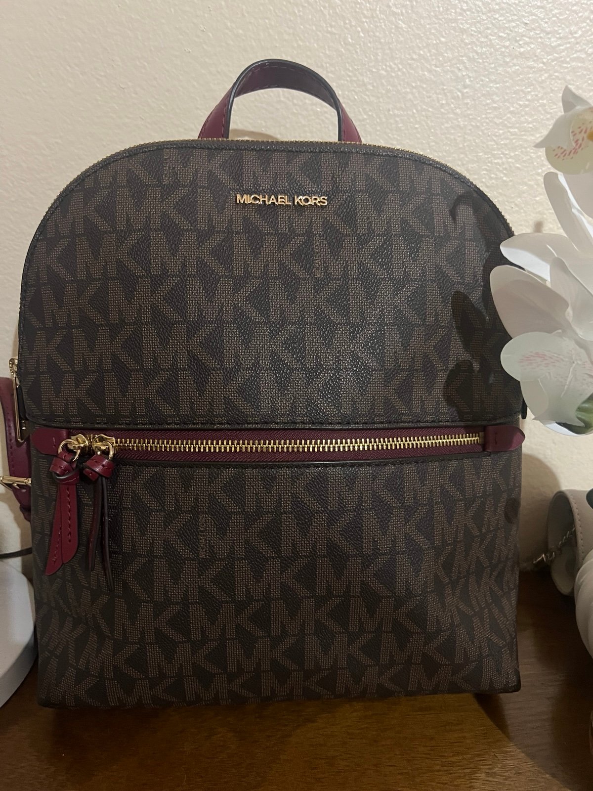 Michael Kors Dallas signature logo backpack