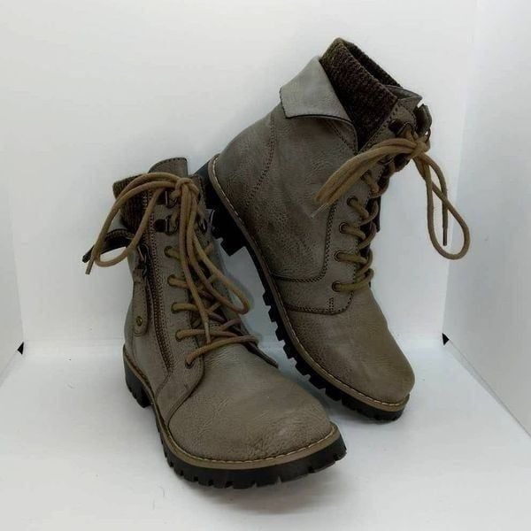 Cliffs by White Mountain NEW Women's Designer Dark Tan Boots - sz. 6 1/2M