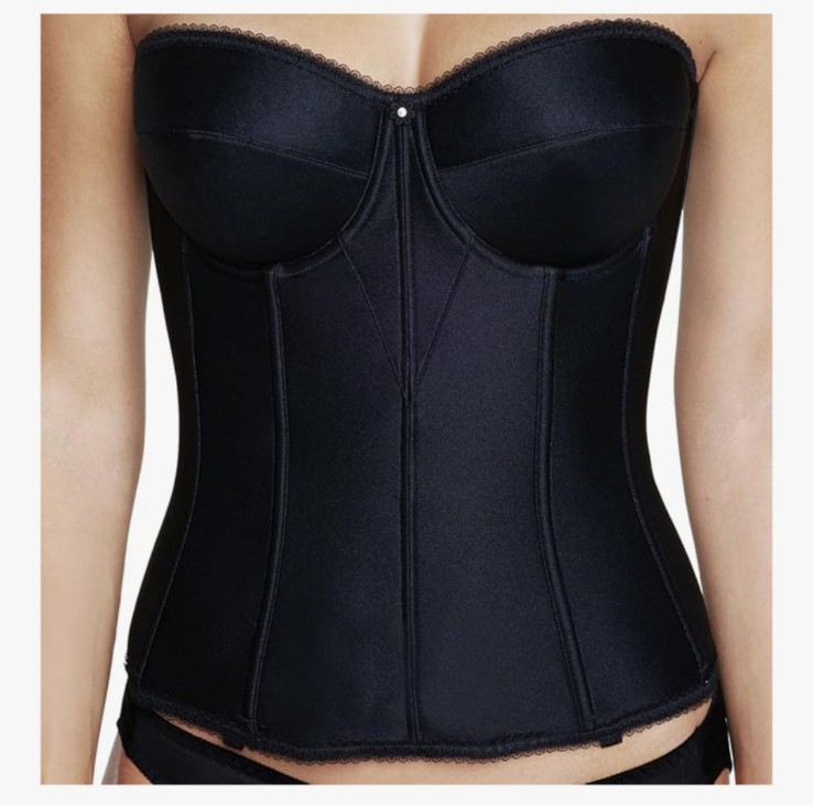 Dominique Women's Juliette Longline Full Figure Corset Bra #8950 (38A)