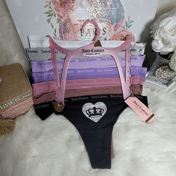 1806 JUICY COUTURE Set 6 Pack Thong NWT