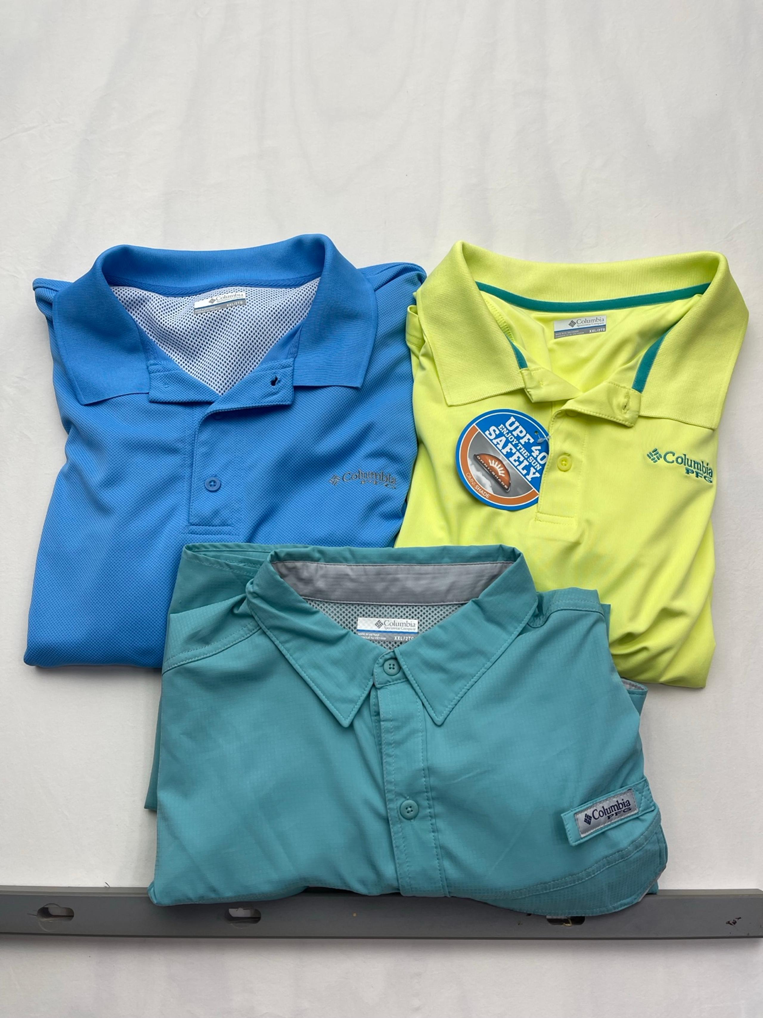 Columbia PFG Polo Shirts Men’s Size XXL