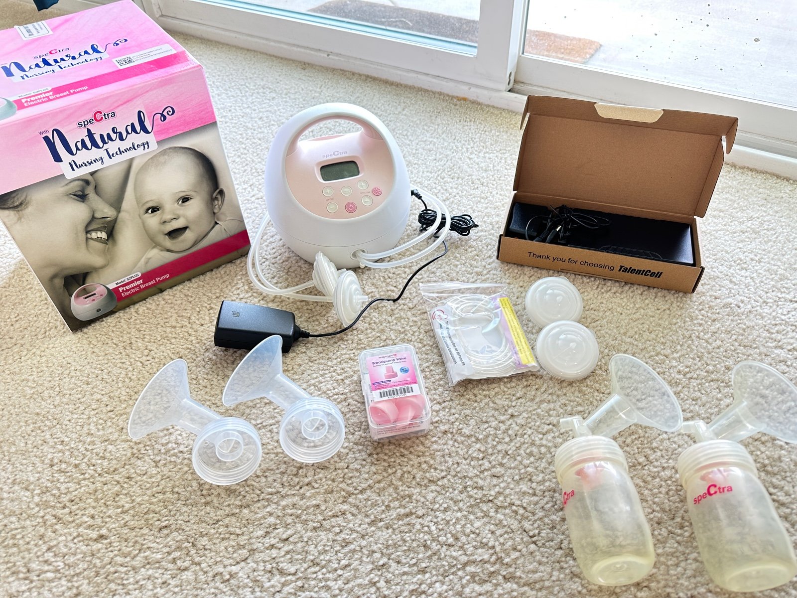 Spectra - S2 Plus Electric Breast Milk Pump with Portable Battery