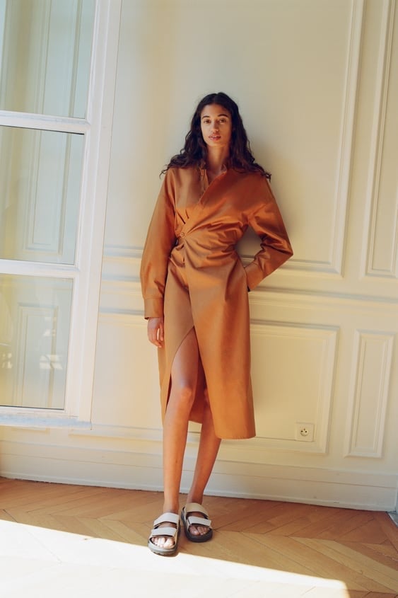 Zara CROSSED DRESS TRF