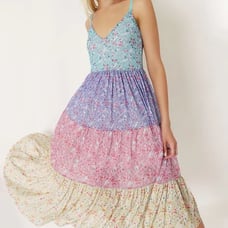 Pegasus Prairie Sheer Midaxi Dress