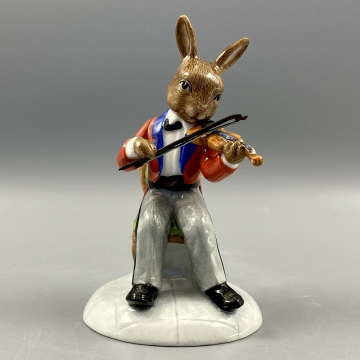 The Bunnykins Orchestra The Violinist DB390 121/500 Royal Doulton 2006 England