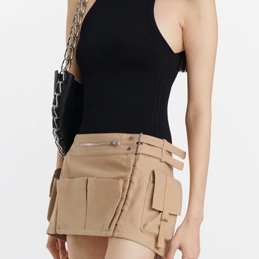 Dion Lee Tool Belt Skirt | Sand Color