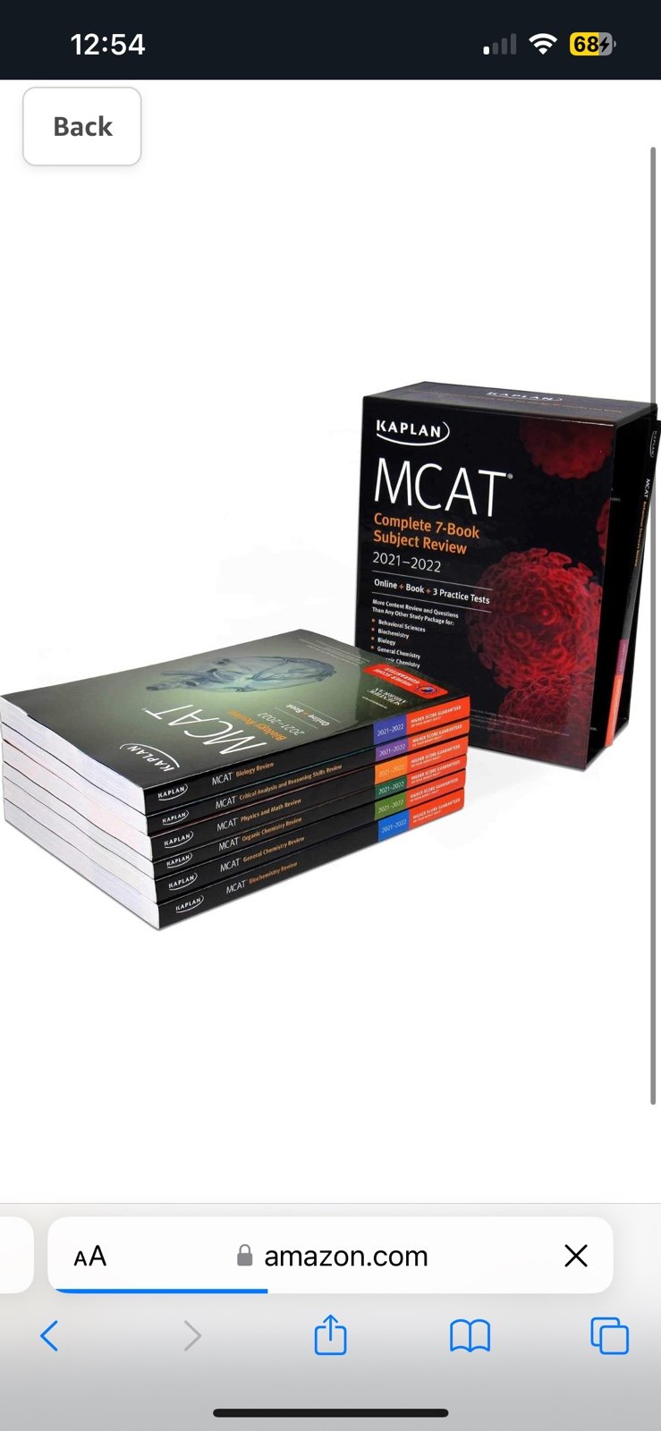 Mcat Kaplan set