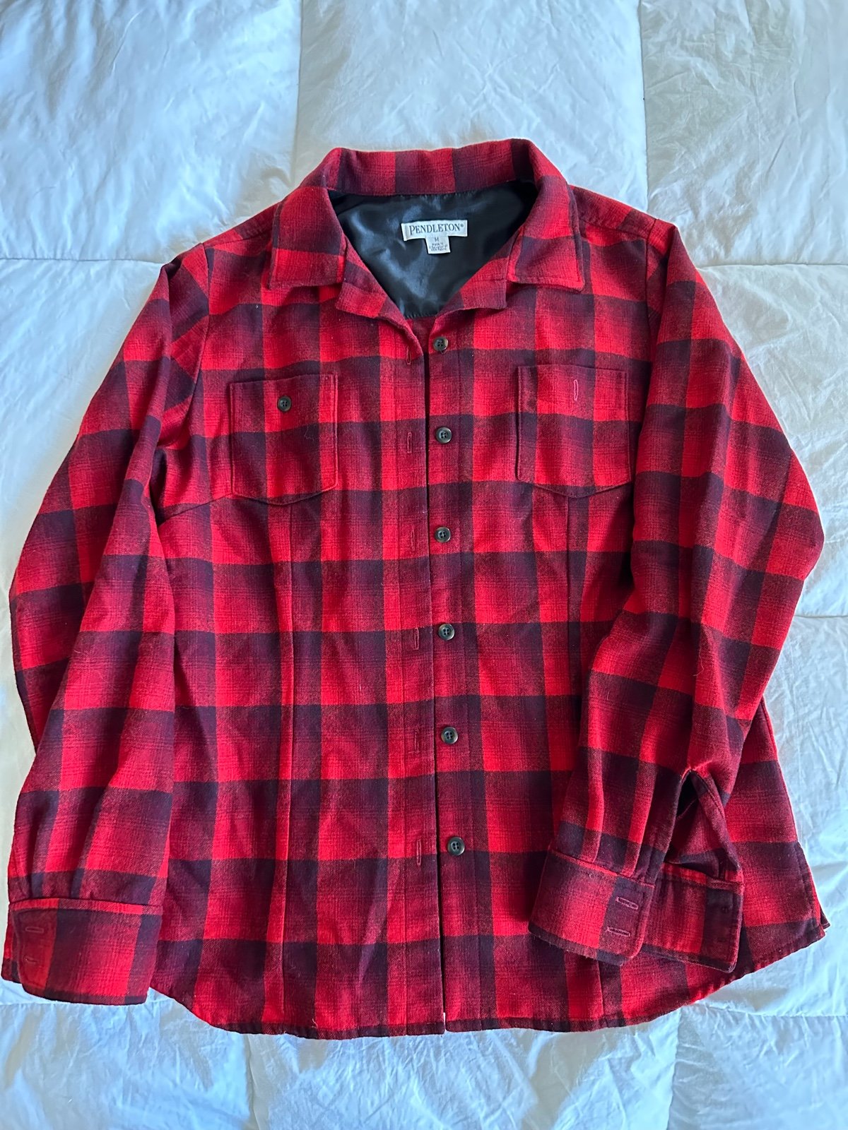 Pendleton Scout Plaid Ombre Long-Sleeve Woven Shirt