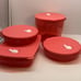 Tupperware Vent 'N Serve Set of 4