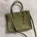 Michael Kors light green large Mercer tote