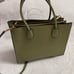 Michael Kors light green large Mercer tote